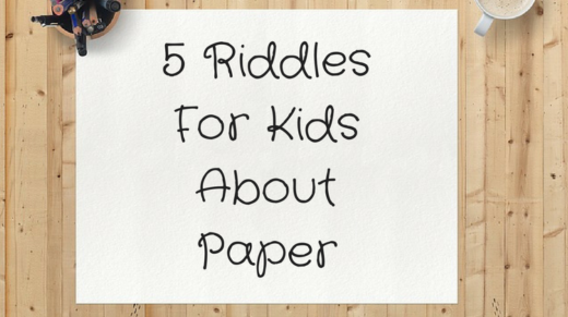 5 Paper Riddles For Kids