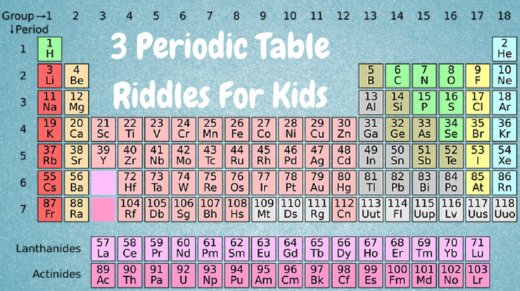 Periodic Table Riddles For Kids